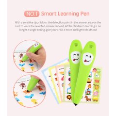 Gdeal Children English Intelligent Vocal Learning Pen Puzzle Learning Card