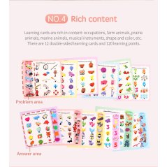 Gdeal Children English Intelligent Vocal Learning Pen Puzzle Learning Card