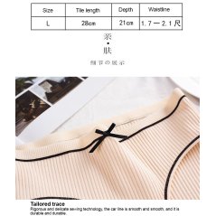 Gdeal Large Size Girl Ribbon Design Underwear Female Women's Cotton Underwear (4 Colors)