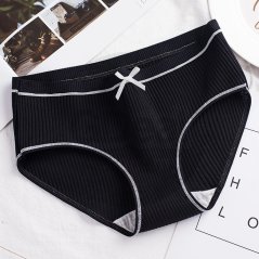 Gdeal Large Size Girl Ribbon Design Underwear Female Women's Cotton Underwear (4 Colors)