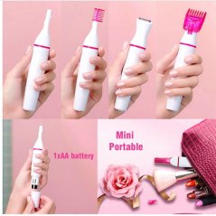 Gdeal 5-In-1 Electric Trimmer for Women Eyebrow Bikini Trimmer Hair Removal  For Women