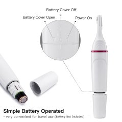 Gdeal 5-In-1 Electric Trimmer for Women Eyebrow Bikini Trimmer Hair Removal  For Women