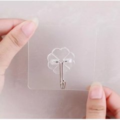 GTE 5pcs Stainless Steel Hook Wall Hanging (White)