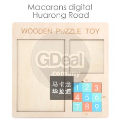 Gdeal Children Wooden Tetris Puzzles Toy 3 in 1 Jigsaw Board Early Imagination Educational Toys