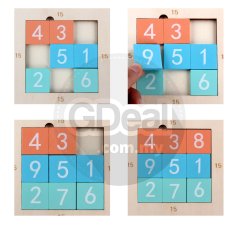 Gdeal Children Wooden Tetris Puzzles Toy 3 in 1 Jigsaw Board Early Imagination Educational Toys