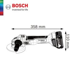 BOSCH Cordless Angle Grinder Kit GWS 18V-10 (HD) - 06019J40L1
