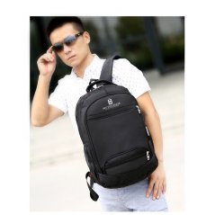 Travel Laptop Backpack by Sky Traveller SKY339 ( Black)