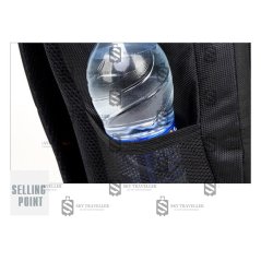 Travel Laptop Backpack by Sky Traveller SKY339 ( Black)