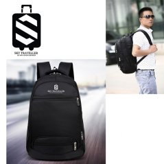 Travel Laptop Backpack by Sky Traveller SKY339 ( Black)