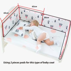 Gdeal Baby Crib Bumper Infant Protector Pad Nursery Bedding (4 Designs)