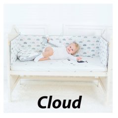 Gdeal Baby Crib Bumper Infant Protector Pad Nursery Bedding (4 Designs)