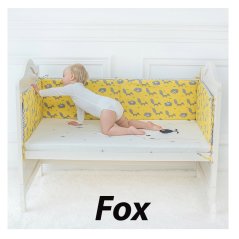 Gdeal Baby Crib Bumper Infant Protector Pad Nursery Bedding (4 Designs)