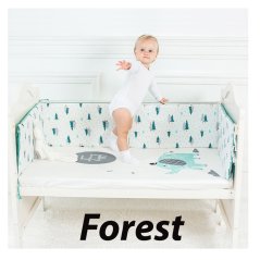 Gdeal Baby Crib Bumper Infant Protector Pad Nursery Bedding (4 Designs)
