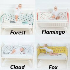 Gdeal Baby Crib Bumper Infant Protector Pad Nursery Bedding (4 Designs)