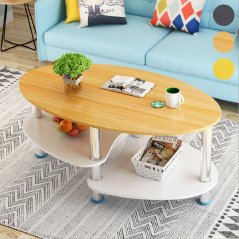 Premier Quality Modern Wooden Coffee Sofa Side Table (3 Colors)