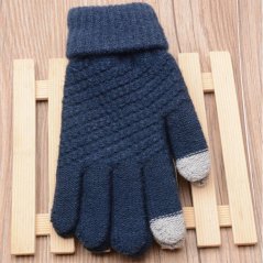 Autumn Winter Girls Full Finger Touch Screen Gloves (4 Colors)