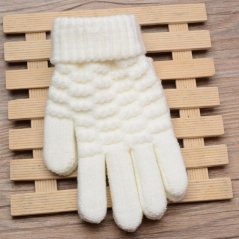 Autumn Winter Girls Full Finger Touch Screen Gloves (4 Colors)