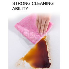 8 Pcs Home Non Stick Oil Rag Dishcloth Kitchen Towel (Pink)