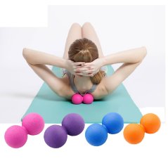 Double Lacrosse Massage Ball Roller Body Exercise Ball (4 Colors)