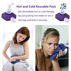 Gdeal Reusable Cooling Bag Injuries Pain Relief First Aid (Purple)