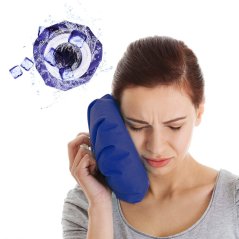 Gdeal Reusable Cooling Bag Injuries Pain Relief First Aid (Purple)