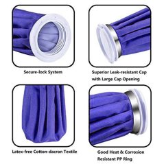 Gdeal Reusable Cooling Bag Injuries Pain Relief First Aid (Purple)