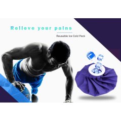 Gdeal Reusable Cooling Bag Injuries Pain Relief First Aid (Purple)