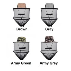 Gdeal Head Face Hat Mosquito Net For Outdoor Fishing (3 Colors)