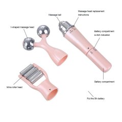 Gdeal 3-In-1 Beauty Slimming Face Massage Tool Facial Beauty Roller Vibration (2 Colors)