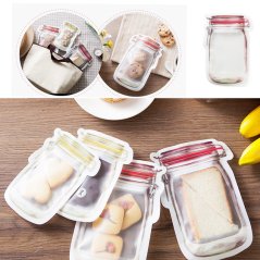 Gdeal Bottle Shape Food Storage Bag Creative Zip Lock Bag