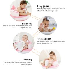 Gdeal Portable Inflatable Bedroom Sofa Infant Dining Lunch Baby Chair