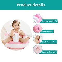Gdeal Portable Inflatable Bedroom Sofa Infant Dining Lunch Baby Chair