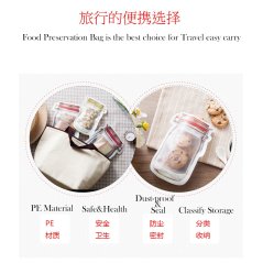 Gdeal Bottle Shape Food Storage Bag Creative Zip Lock Bag