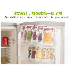 Gdeal Bottle Shape Food Storage Bag Creative Zip Lock Bag
