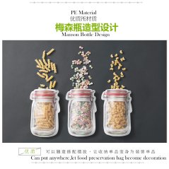 Gdeal Bottle Shape Food Storage Bag Creative Zip Lock Bag