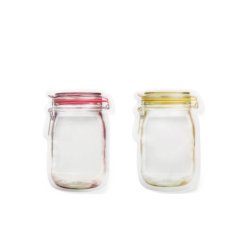Gdeal Bottle Shape Food Storage Bag Creative Zip Lock Bag