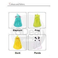 Cartoon Animal Design Creative Hanging Hand Towel - 4 Designs