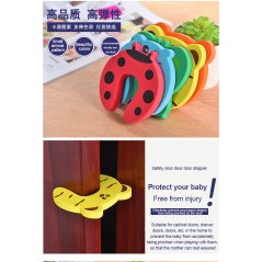 Anti-grip Card Baby Plug Resistance Cartoon Door Clip (Random Color)