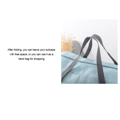 Travel Folding Portable Luggage Clothing Large Storage Bag (4 Colors)