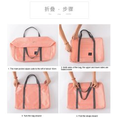 Travel Folding Portable Luggage Clothing Large Storage Bag (4 Colors)