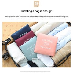 Travel Folding Portable Luggage Clothing Large Storage Bag (4 Colors)