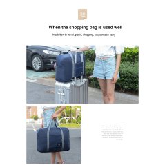 Travel Folding Portable Luggage Clothing Large Storage Bag (4 Colors)