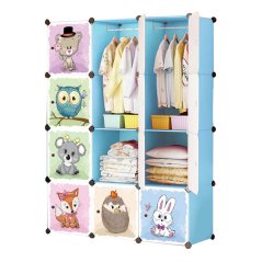 GTE Dresser Kids Portable Closet Wardrobe Storage Rack (2 Colors)