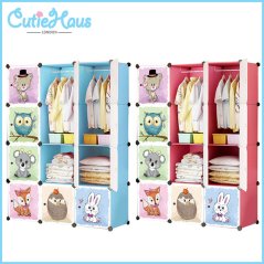 GTE Dresser Kids Portable Closet Wardrobe Storage Rack (2 Colors)