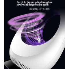 LED USB Household Mosquito Killer Lamp Mosquito Repellent (White)