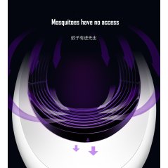 LED USB Household Mosquito Killer Lamp Mosquito Repellent (White)
