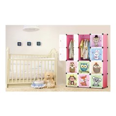 GTE Dresser Kids Portable Closet Wardrobe Storage Rack (2 Colors)
