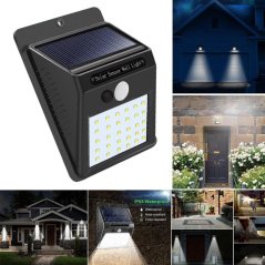 Gdeal Solar Motion  Solar Powered Waterproof Wall Light