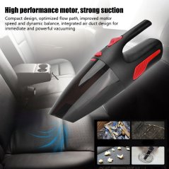 Mini Cordless Vacuum Cleaner for Car Wet and Dry Duster (2 Colors)