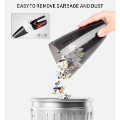 Mini Cordless Vacuum Cleaner for Car Wet and Dry Duster (2 Colors)